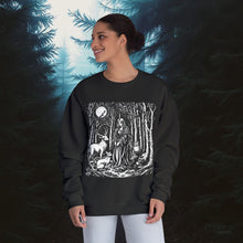 Load image into Gallery viewer, A Girl &amp; Her Forest Friends | Crewneck Sweatshirt