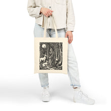 Load image into Gallery viewer, A Girl &amp; Her Forest Friends |  Canvas Tote Bag