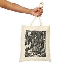 Load image into Gallery viewer, A Girl &amp; Her Forest Friends |  Canvas Tote Bag