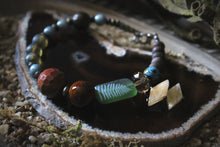 Load image into Gallery viewer, Along the River |  Twevelet. Beaded Gemstone &amp; Glass Bracelet.