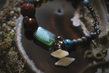 Load image into Gallery viewer, Along the River |  Twevelet. Beaded Gemstone &amp; Glass Bracelet.