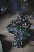 Load image into Gallery viewer, Northern Lights | Duneyrr. Artisan Pewter &amp; Gemstone Necklace.