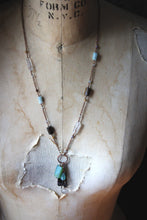 Load image into Gallery viewer, Along the River |  Enchanted Fen. Gemstone &amp; Charm Necklace.