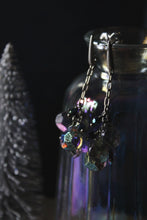 Load image into Gallery viewer, Northern Lights | Daylight in The Night. Artisan Glass Drop Earrings.