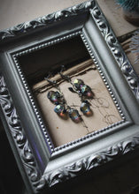 Load image into Gallery viewer, Northern Lights | Daylight in The Night. Artisan Glass Drop Earrings.