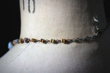 Load image into Gallery viewer, Along the River |  Headwaters. Artisan Glass &amp; Gemstone Necklace.