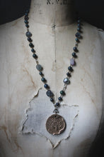 Load image into Gallery viewer, Northern Lights | Ursa Major. Artisan Bronze &amp; Gemstone Necklace.