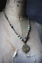 Load image into Gallery viewer, Along the River |  Meandering. Artisan Ceramic Beaded Necklace.