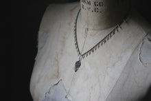 Load image into Gallery viewer, Northern Lights | The Conjurer || Deep Roots. Artisan Pewter &amp; Labradorite Necklace.