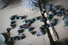 Load image into Gallery viewer, Northern Lights | Ursa Major. Artisan Bronze &amp; Gemstone Necklace.