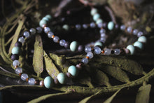 Load image into Gallery viewer, Along the River |  Meandering. Artisan Ceramic Beaded Necklace.
