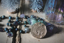 Load image into Gallery viewer, Northern Lights | Ursa Major. Artisan Bronze &amp; Gemstone Necklace.