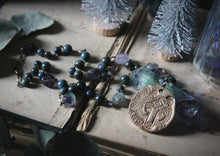 Load image into Gallery viewer, Northern Lights | Ursa Major. Artisan Bronze &amp; Gemstone Necklace.