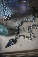 Load image into Gallery viewer, Northern Lights | The Conjurer || Deep Roots. Artisan Pewter &amp; Labradorite Necklace.