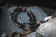 Load image into Gallery viewer, Along the River |  Little Fish. Beaded Gemstone Pendant Necklace.