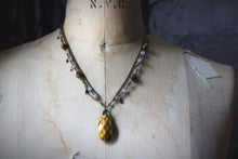 Load image into Gallery viewer, Along the River |  Rainwater Rill. Layered Gemstone &amp; Chain Pendant Necklace.