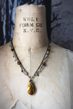 Load image into Gallery viewer, Along the River |  Rainwater Rill. Layered Gemstone &amp; Chain Pendant Necklace.