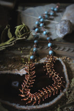 Load image into Gallery viewer, Along the River |  Bluegill. Beaded Chain Accent Necklace.