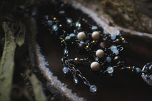 Load image into Gallery viewer, Along the River |  Gentle Spring || Summer Eddy. Gemstone &amp; Artisan Pewter Necklace.