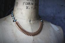 Load image into Gallery viewer, Along the River |  Bluegill. Beaded Chain Accent Necklace.