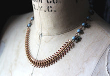 Load image into Gallery viewer, Along the River |  Bluegill. Beaded Chain Accent Necklace.