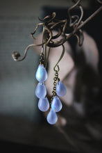 Load image into Gallery viewer, Lavender Moon | Glass Drop Earrings.