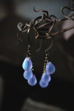 Load image into Gallery viewer, Lavender Moon | Glass Drop Earrings.
