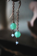 Load image into Gallery viewer, Rivulet, No.1  |  Gemstone Drop Earrings.