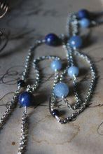 Load image into Gallery viewer, Hydra. Gemstone Station Necklace.