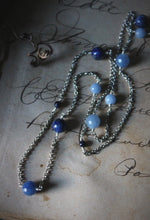 Load image into Gallery viewer, Hydra. Gemstone Station Necklace.