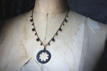 Load image into Gallery viewer, Catherine of Autumn | Beaded Gemstone Pendant Necklace.