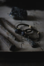 Load image into Gallery viewer, Season of the Witch, Pt.I | Cauldron Black. Gemstone Wire-wrapped Rings.