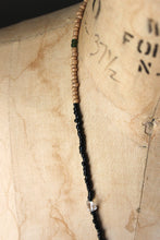 Load image into Gallery viewer, The Spellcaster Necklace | No.6. Hand-strung Black Agate Beaded Necklace.