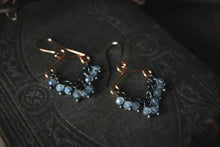 Load image into Gallery viewer, Lacey |  Mixed Metal Gemstone Earrings.