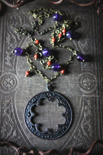 Load image into Gallery viewer, Catherine of Autumn | Beaded Gemstone Pendant Necklace.
