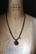 Load image into Gallery viewer, The Spellcaster Necklace | No.7. Hand-strung Cross Stone Beaded Necklace.