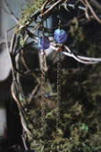 Load image into Gallery viewer, Revel, No.1  |  Gemstone &amp; Chain Fringe Earrings.
