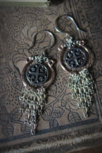 Load image into Gallery viewer, Kells | Mixed Metal Fringe Drop Earrings.