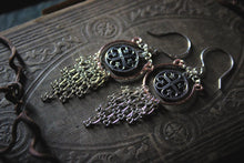 Load image into Gallery viewer, Kells | Mixed Metal Fringe Drop Earrings.