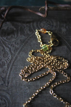 Load image into Gallery viewer, Three Ferns  |  Gemstone Charm Necklace.