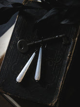 Load image into Gallery viewer, Apparition | Vintage Acrylic Drop Earrings.