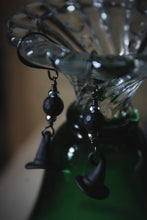 Load image into Gallery viewer, Minerva  |  Gemstone &amp; Charm Dangle Earrings.