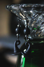 Load image into Gallery viewer, Minerva  |  Gemstone &amp; Charm Dangle Earrings.