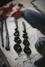 Load image into Gallery viewer, Season of the Witch, Pt.I | A Binding Spell. Antique Glass Button Earrings.