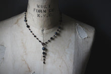 Load image into Gallery viewer, Season of the Witch, Pt.I | Ravenna. Beaded Gemstone Toggle Necklace.