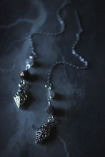 Load image into Gallery viewer, Dark &amp; Stormy | Rain-Laced. Gemstone &amp; Charm Threaders.