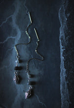 Load image into Gallery viewer, Dark &amp; Stormy | Rain-Laced. Gemstone &amp; Charm Threaders.