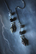 Load image into Gallery viewer, Dark &amp; Stormy | Rain-Laced. Gemstone &amp; Charm Threaders.