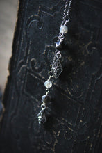 Load image into Gallery viewer, Dark &amp; Stormy | Rain-Laced. Gemstone &amp; Charm Threaders.