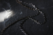 Load image into Gallery viewer, Dark &amp; Stormy | Betwixt &amp; Between || Piercing The Dark. Glass Ring Pendant Necklace.